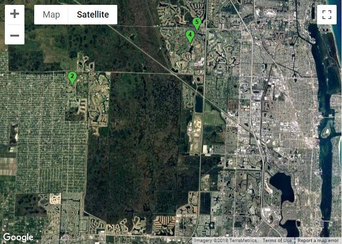 PGA National Resort Map