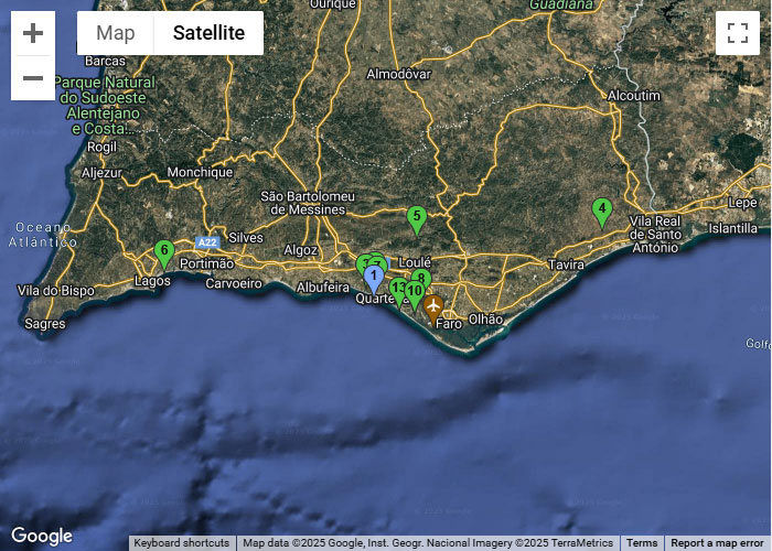 Algarve Map