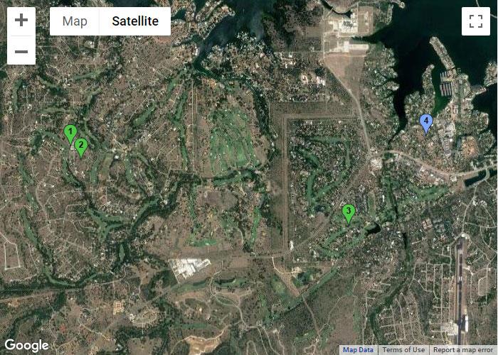 Austin - Horseshoe Bay Map