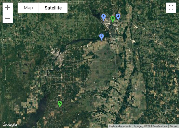 Central Wisconsin Map