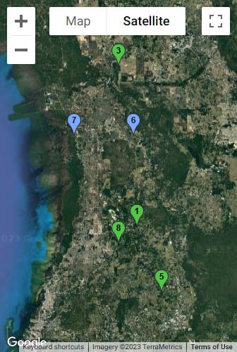 Nature Coast Golf Trail Map