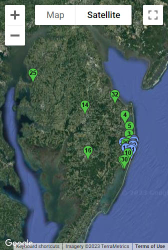 Ocean City / DE Shore Map